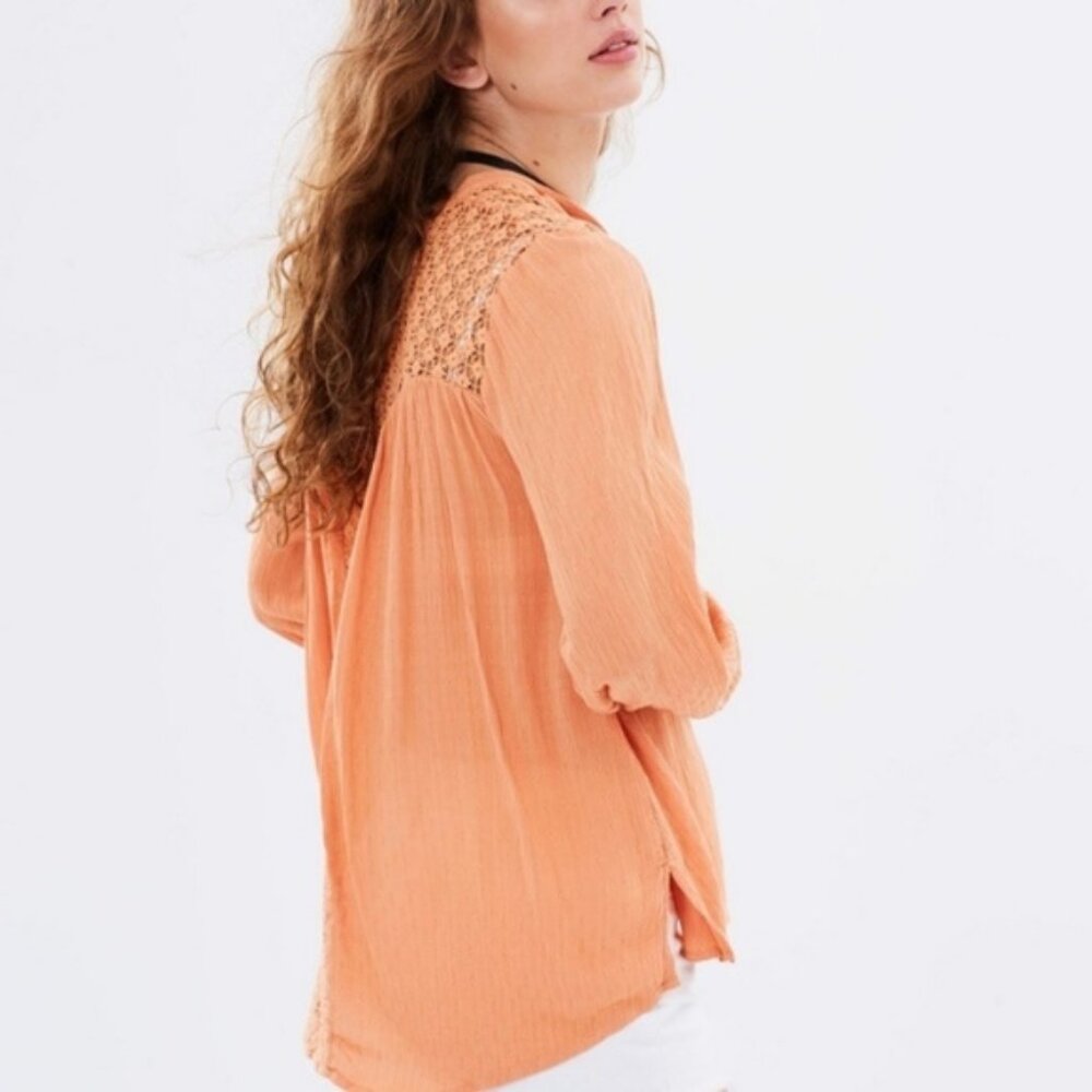 New Free People The Best Button Down Blouse